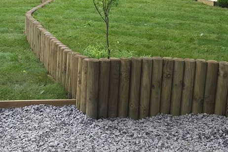 unilog garden landscape timber design feature
