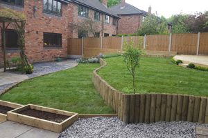 unilog garden landscape timber design feature