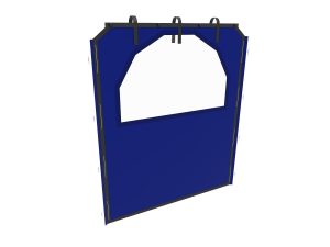 Retractable Roll Down Modular Infill Panel