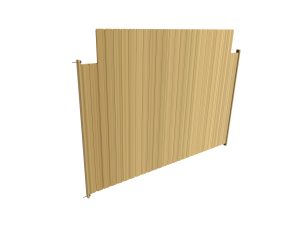 Solid Timber Modular Infill Full Panel