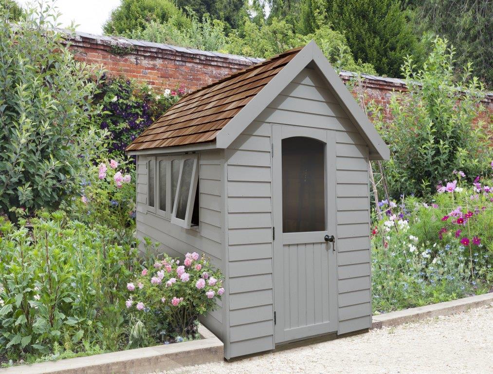 8x5 Retreat Shed in Pebble Grey - M&M Timber