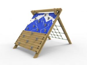 Net and Rock Wall Climber