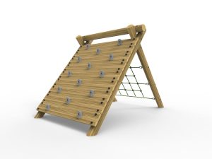 Large A Frame Net and Rock Wall Climber Standard Timber Trail